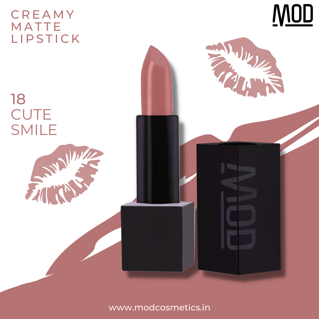 Creamy Matte Lipstick 18 - Cute Smile 5gm